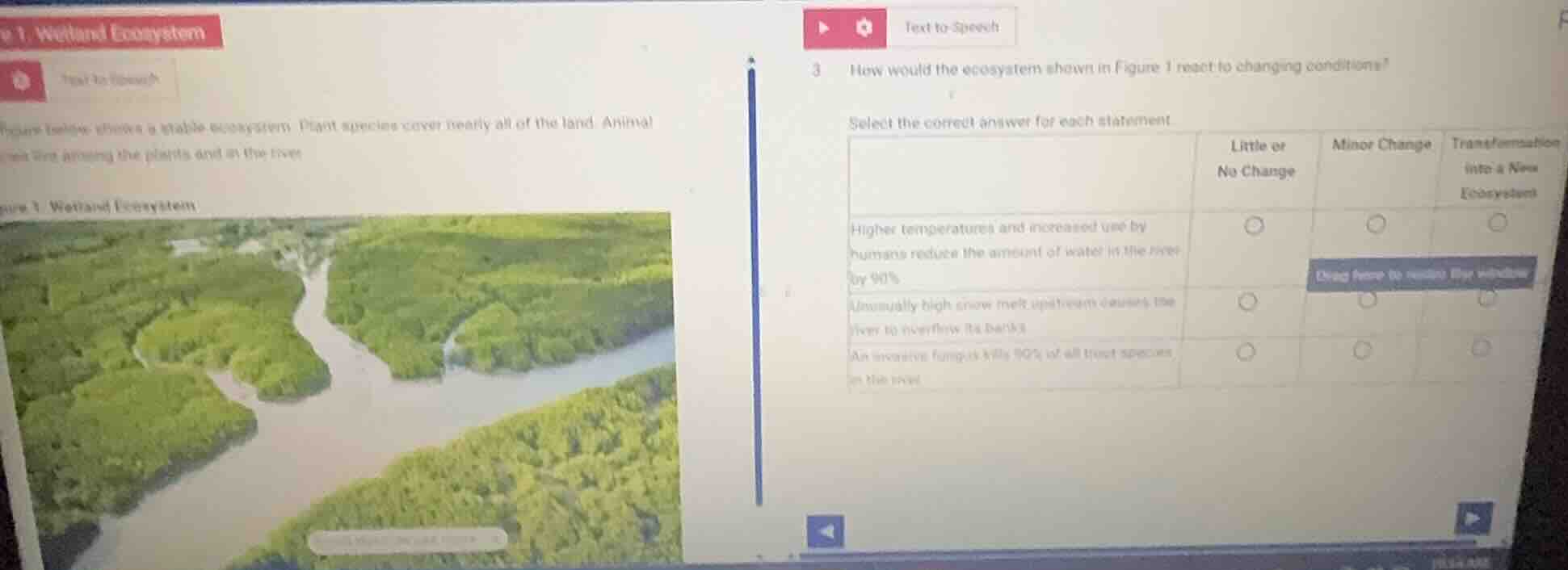 1. wetland ecosystem text to speech figure twelve shows a stable ecosys…