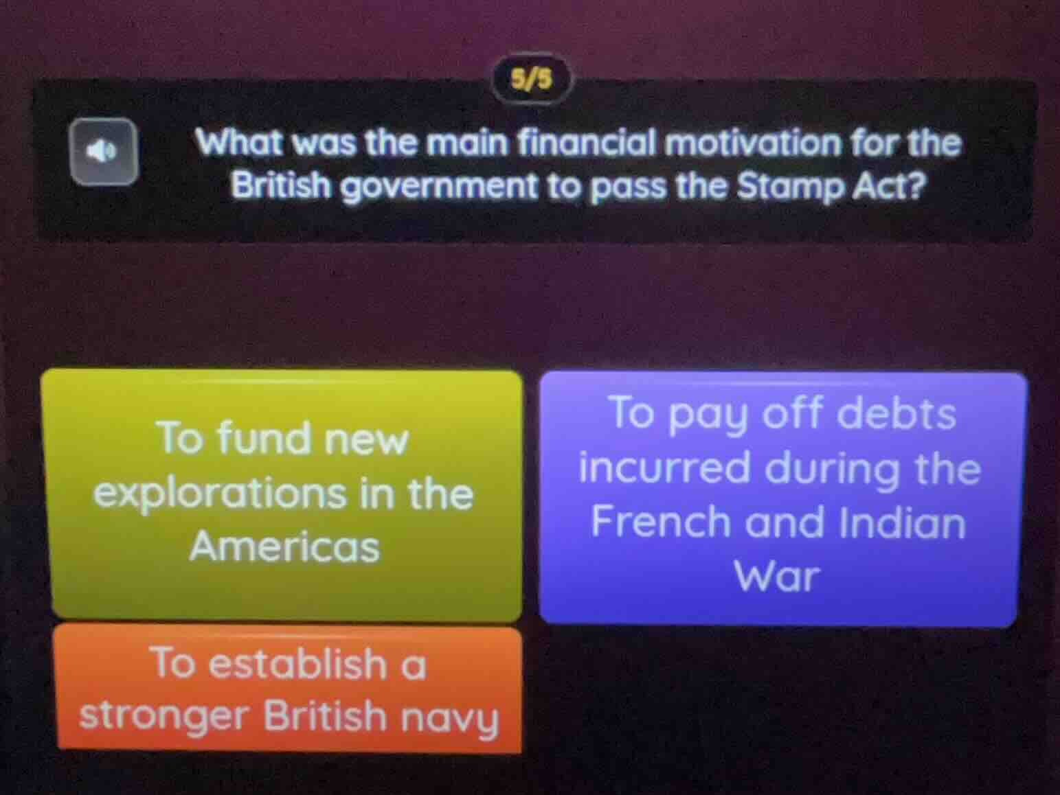 what was the main financial motivation for the british government to pa…