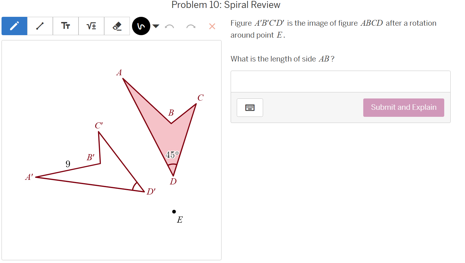 problem 10: spiral review figure abcd is the image of figure abcd after…