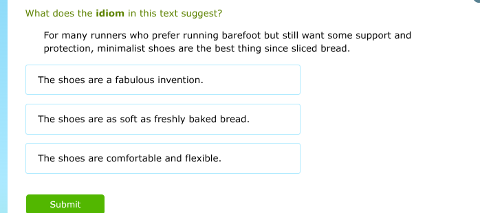 what does the idiom in this text suggest? for many runners who prefer r…