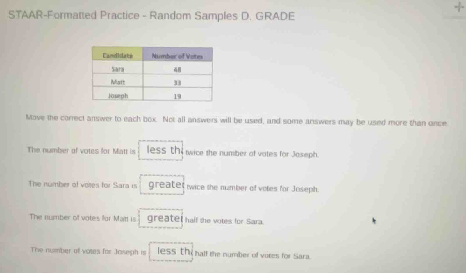 staar-formatted practice - random samples d. grade candidates\tnumber o…