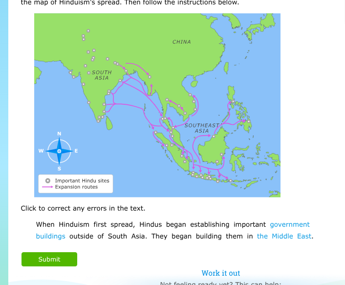 the map of hinduisms spread. then follow the instructions below. click …