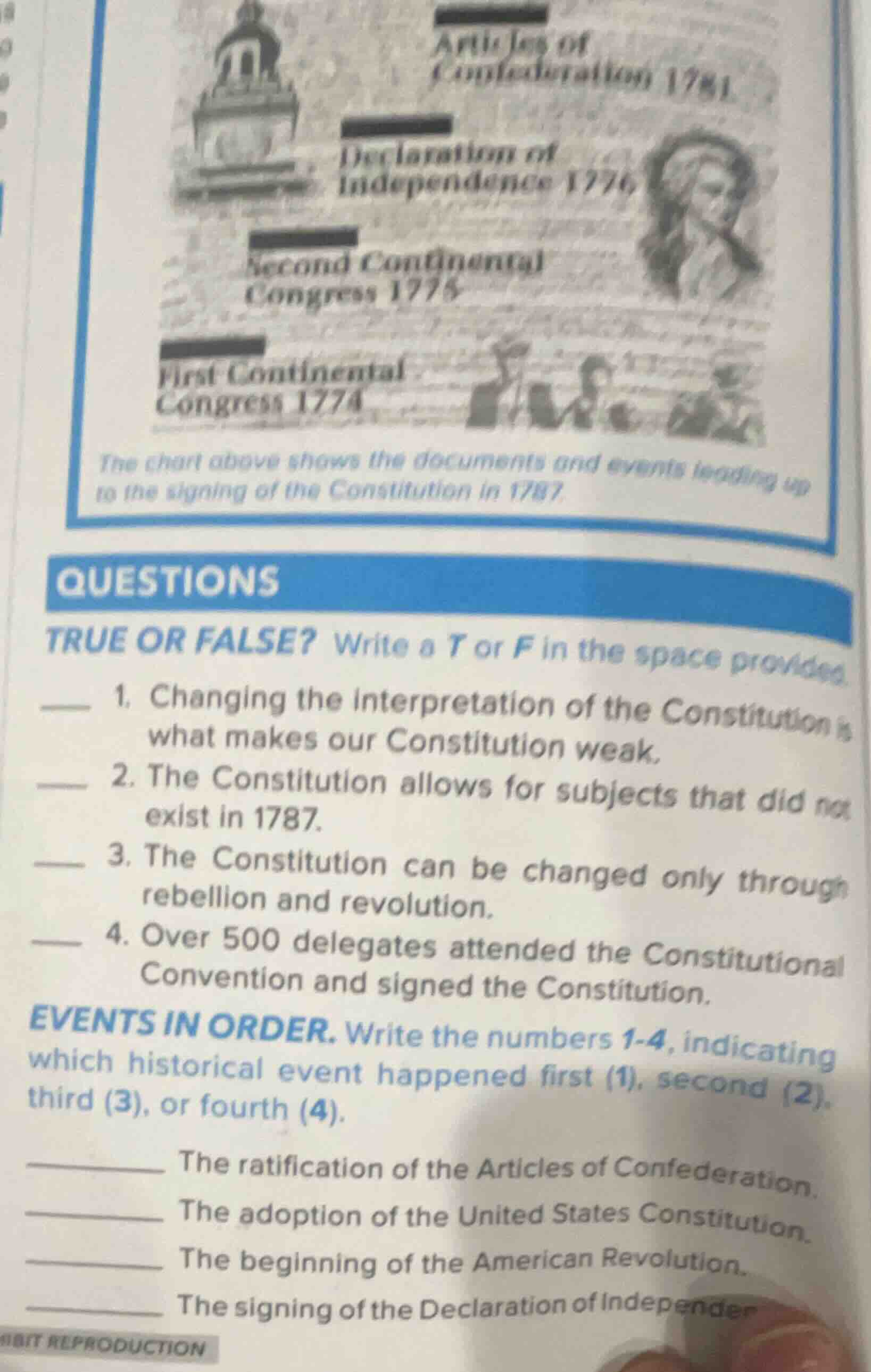 articles of confederation 1781 declaration of independence 1776 second …