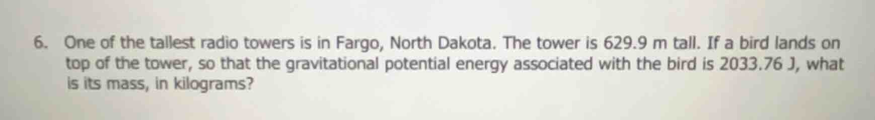 6. one of the tallest radio towers is in fargo, north dakota. the tower…