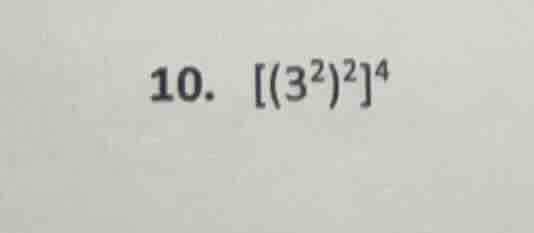 10. (3²)²⁴