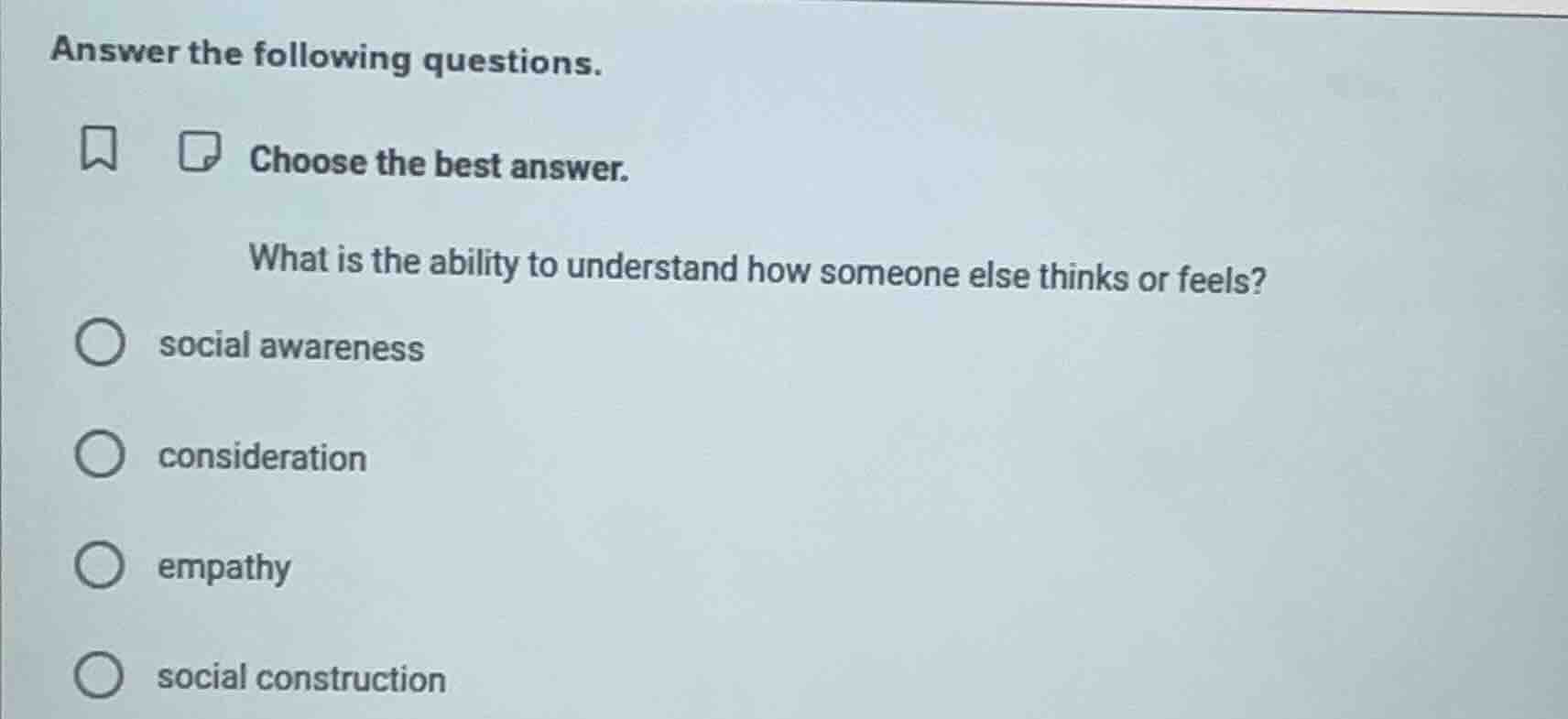 answer the following questions. choose the best answer. what is the abi…