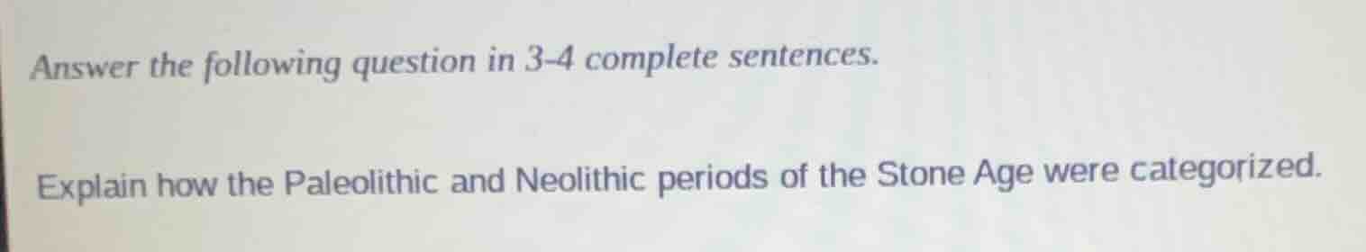 answer the following question in 3-4 complete sentences. explain how th…
