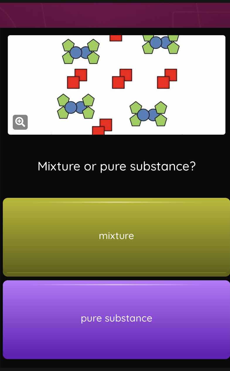 mixture or pure substance? mixture pure substance