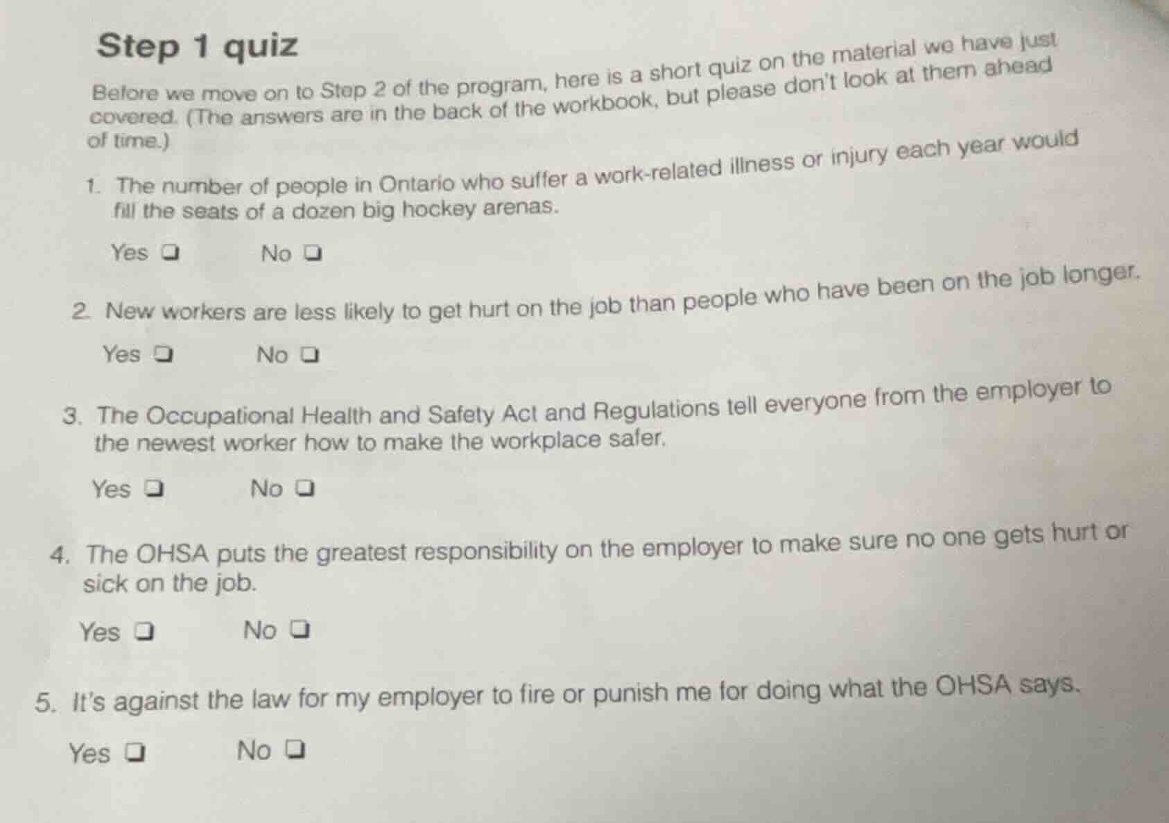 step 1 quiz before we move on to step 2 of the program, here is a short…
