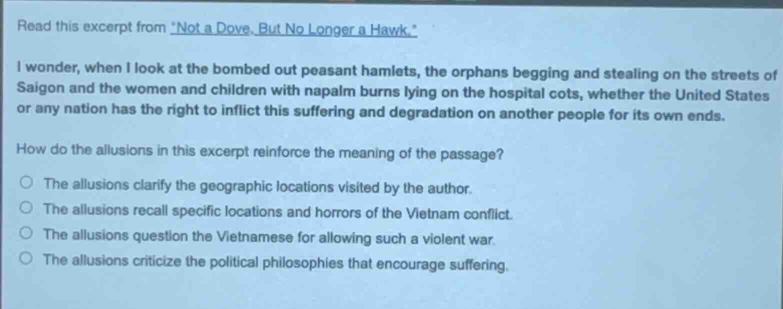 read this excerpt from not a dove, but no longer a hawk. i wonder, when…