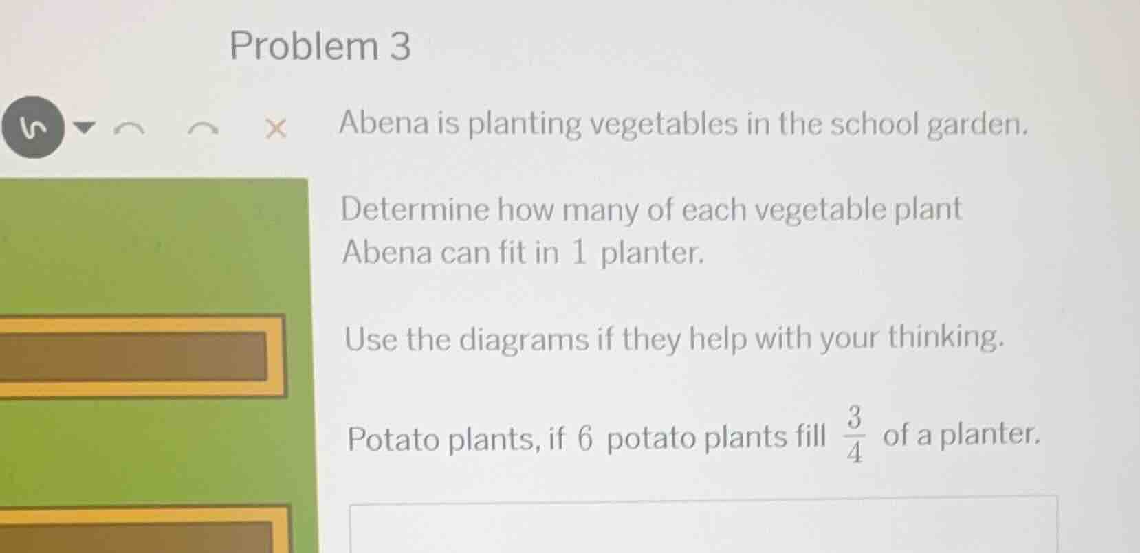 problem 3 abena is planting vegetables in the school garden. determine …