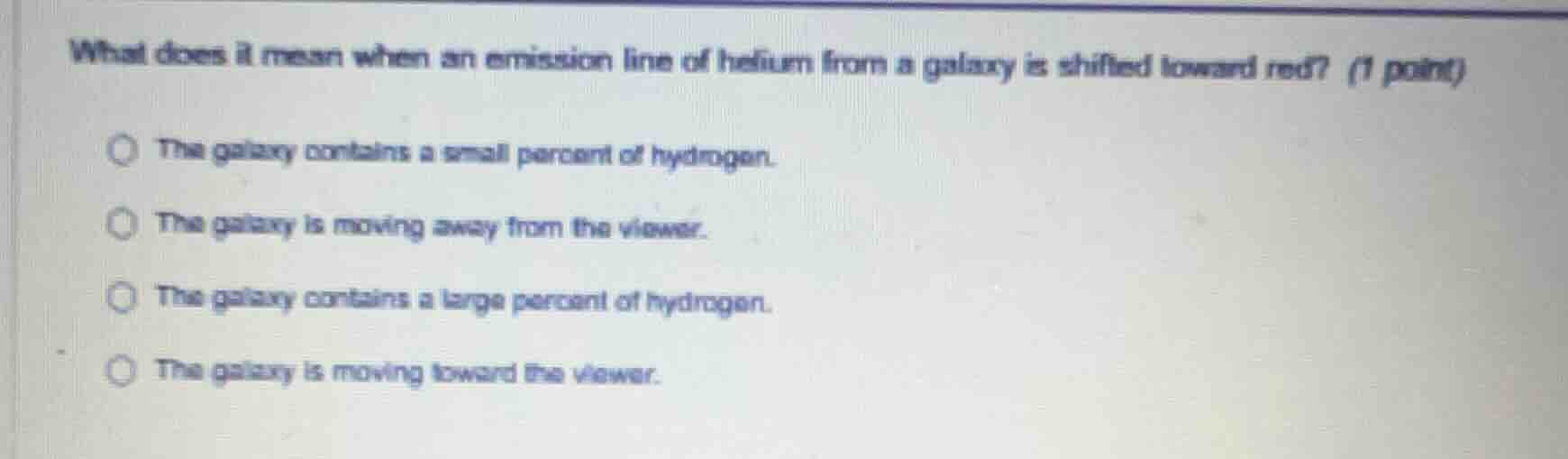 what does it mean when an emission line of helium from a galaxy is shif…