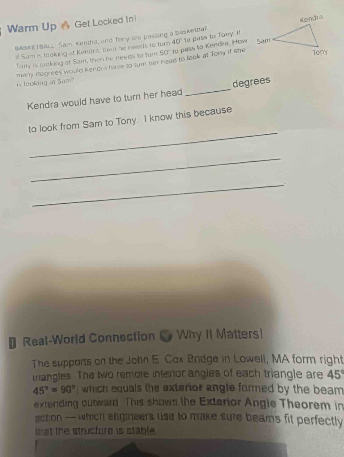 warm up 🔥 get locked in! basketball sam, kendra, and tony are passing …