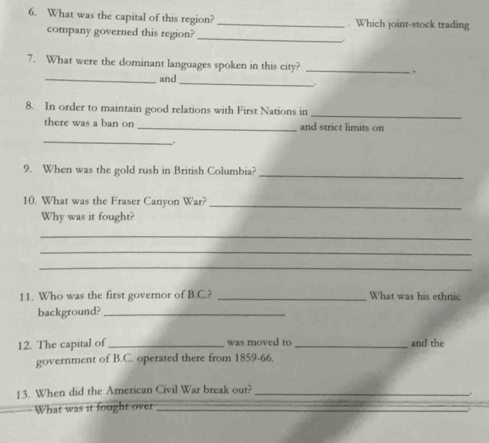 6. what was the capital of this region? _______________. which joint - …