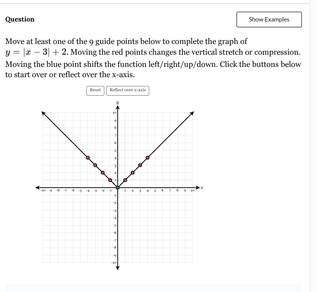 question move at least one of the 9 guide points below to complete the …