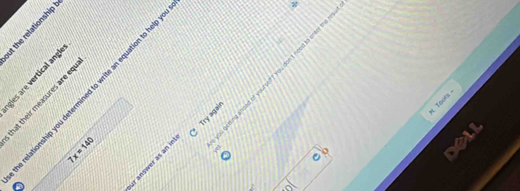 about the relationship be angles are vertical angles. ans that their me…