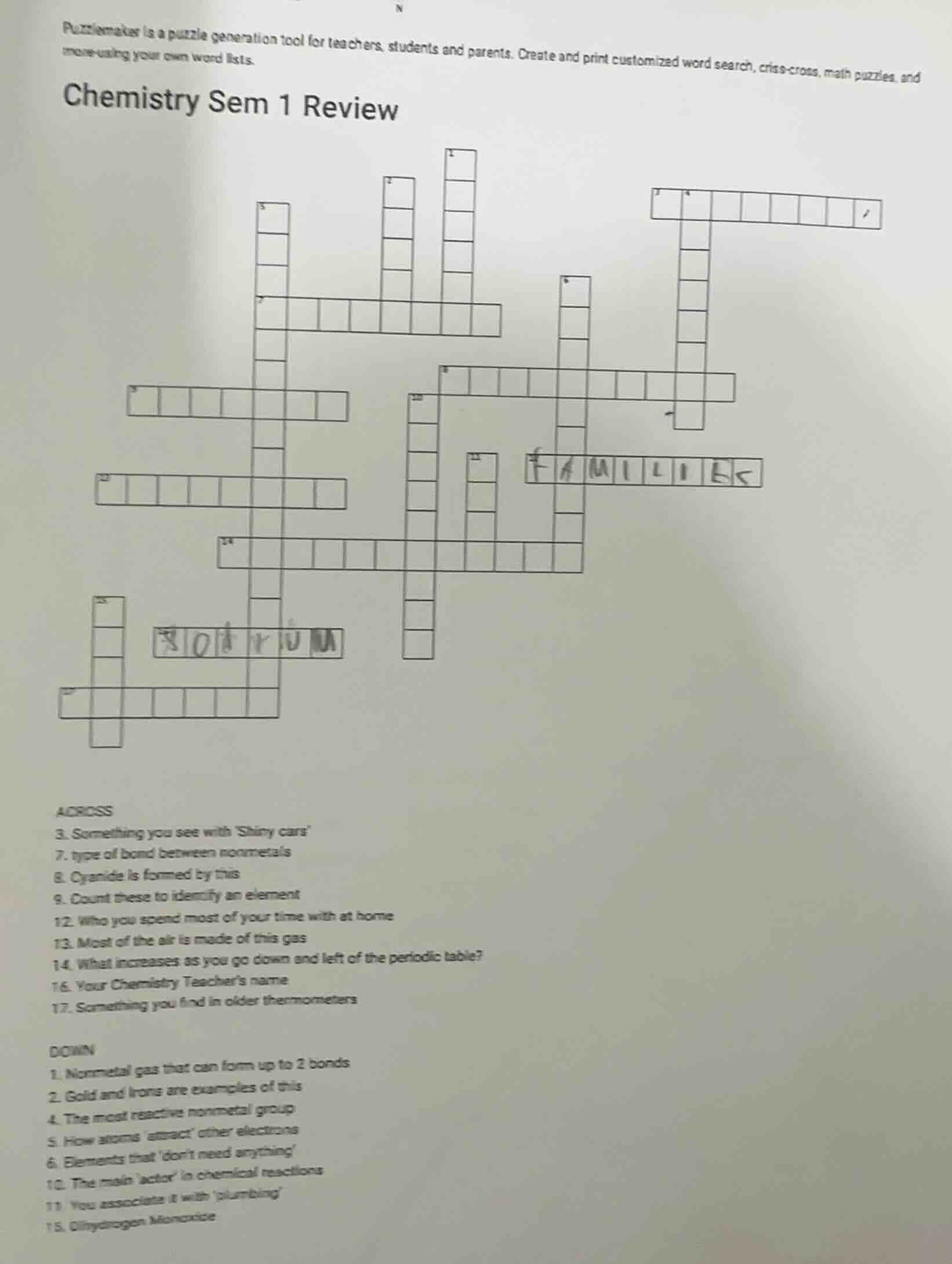 puzzlemaker is a puzzle generation tool for teachers, students and pare…