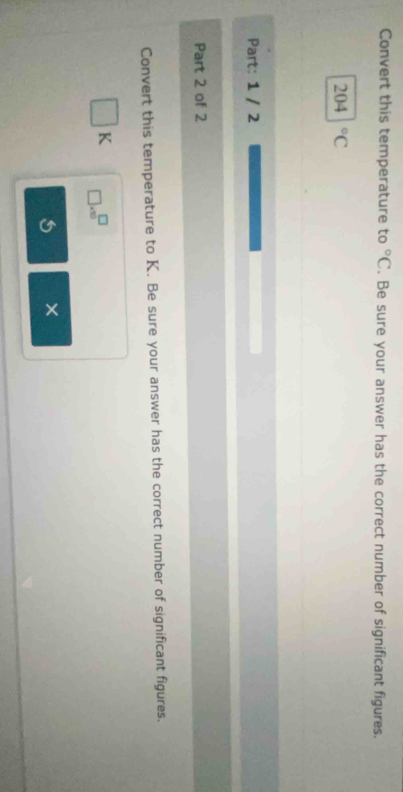 convert this temperature to °c. be sure your answer has the correct num…