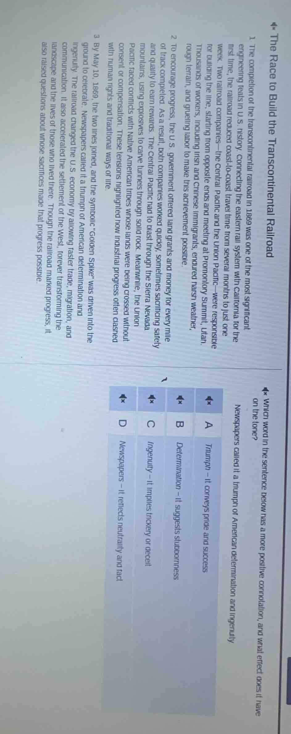 the race to build the transcontinental railroad 1 the completion of the…