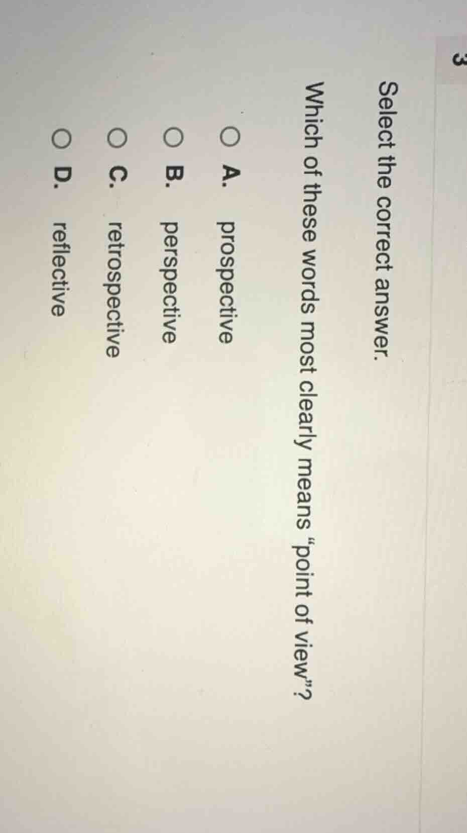 select the correct answer. which of these words most clearly means \poi…