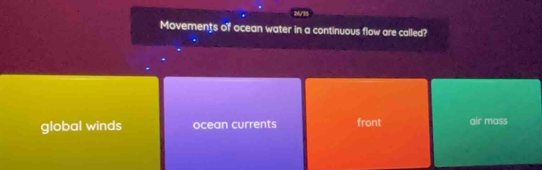 movements of ocean water in a continuous flow are called? global winds …