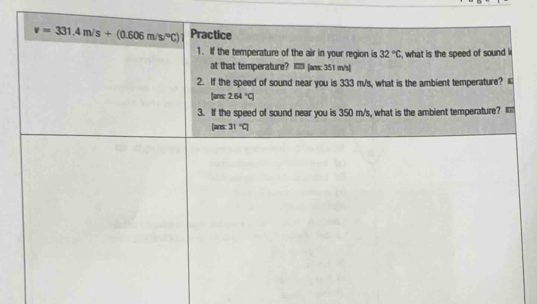 practice 1. if the temperature of the air in your region is 32 °c, what…