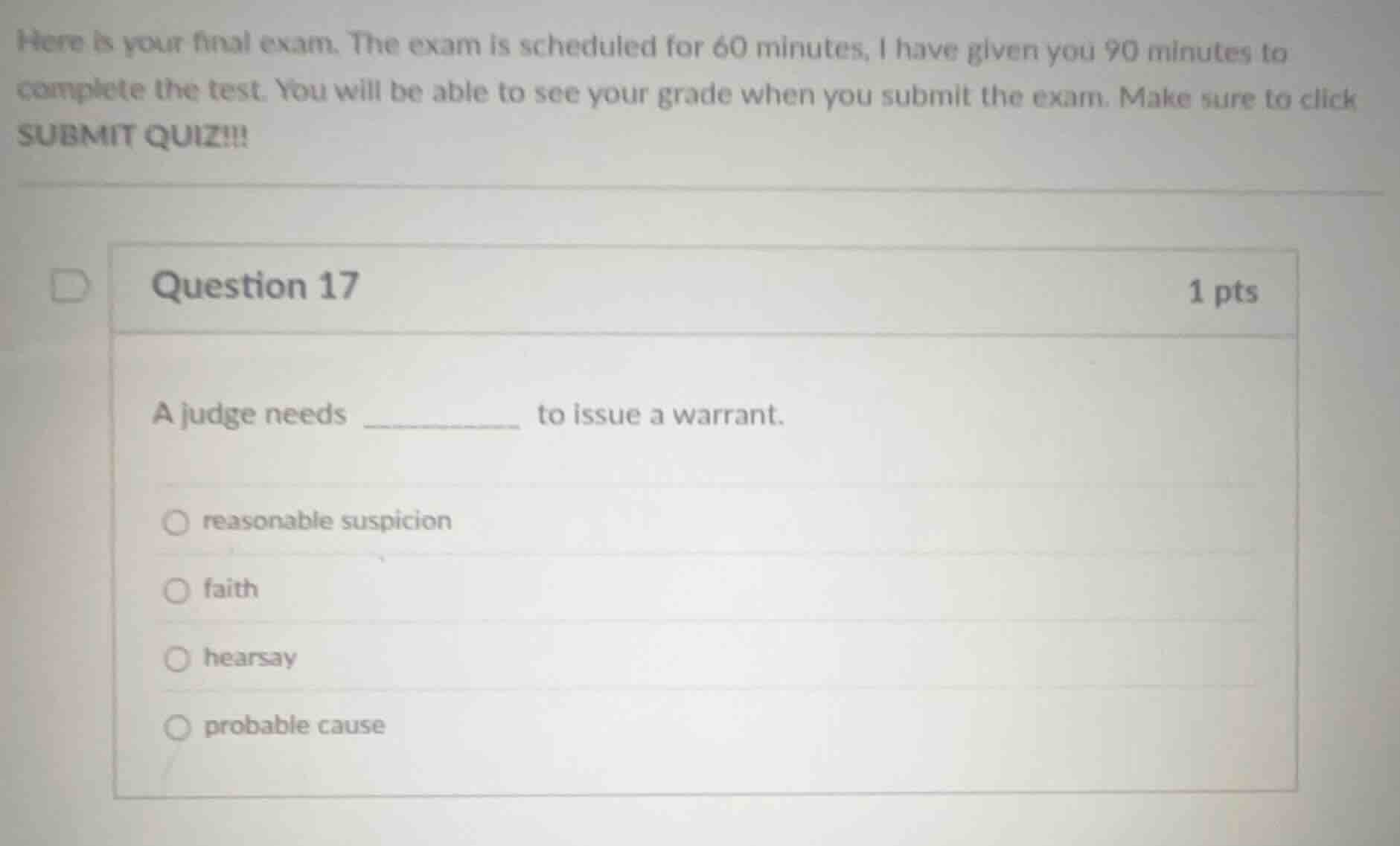 here is your final exam. the exam is scheduled for 60 minutes, i have g…