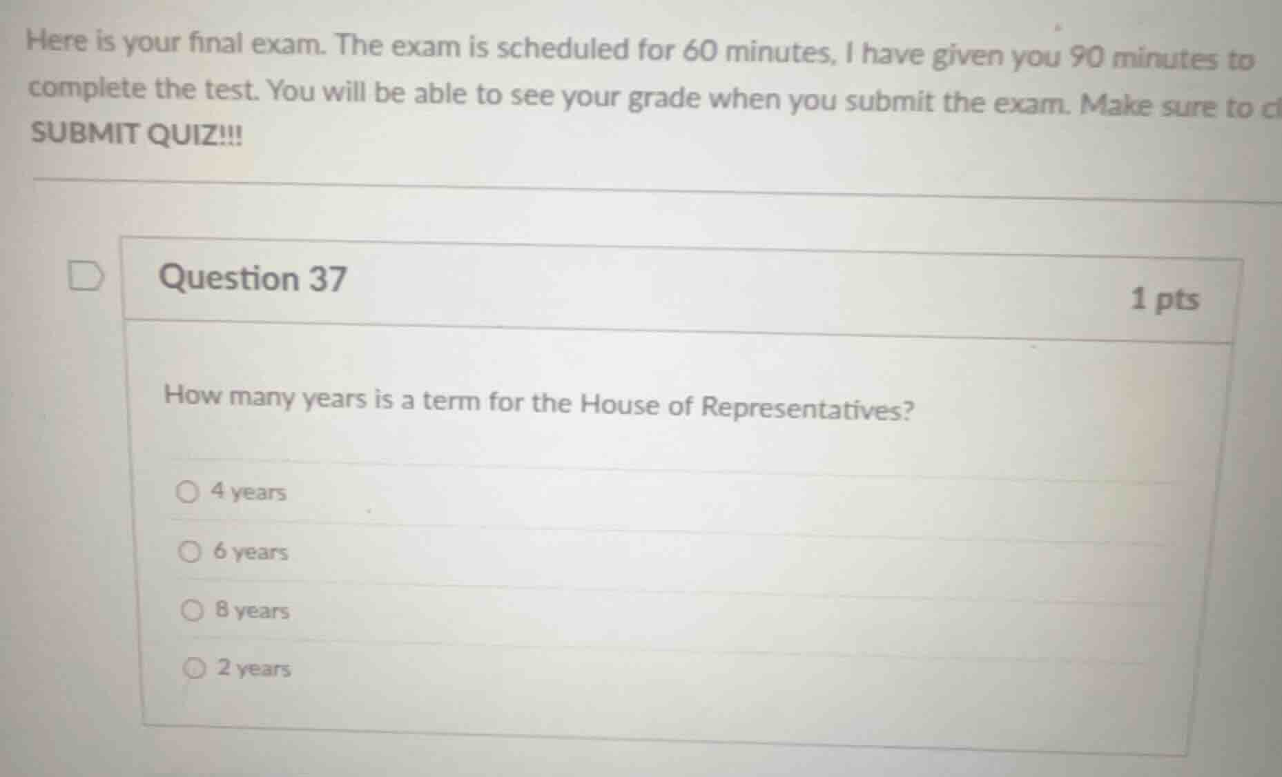 here is your final exam. the exam is scheduled for 60 minutes, i have g…