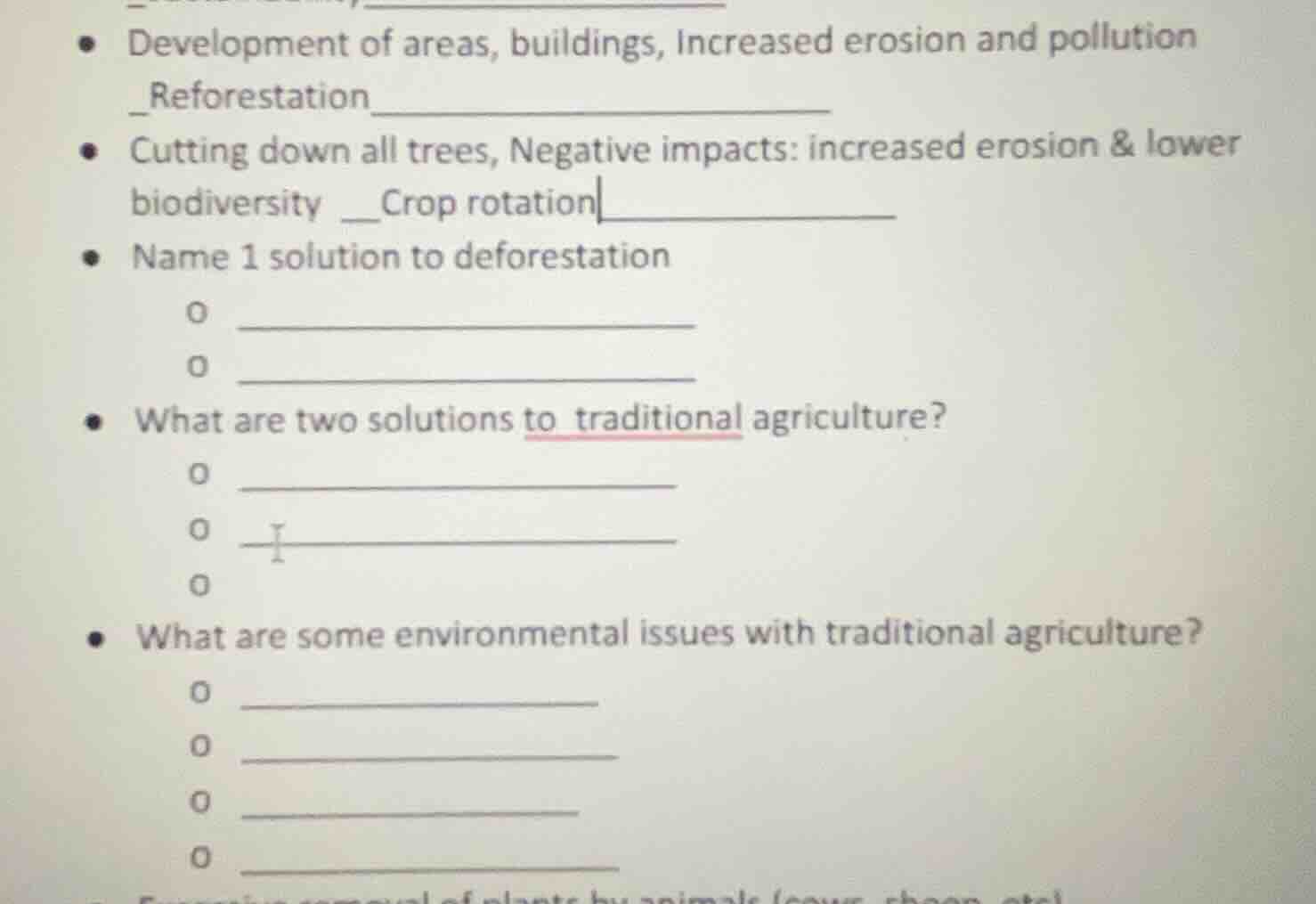 ● development of areas, buildings, increased erosion and pollution _ref…