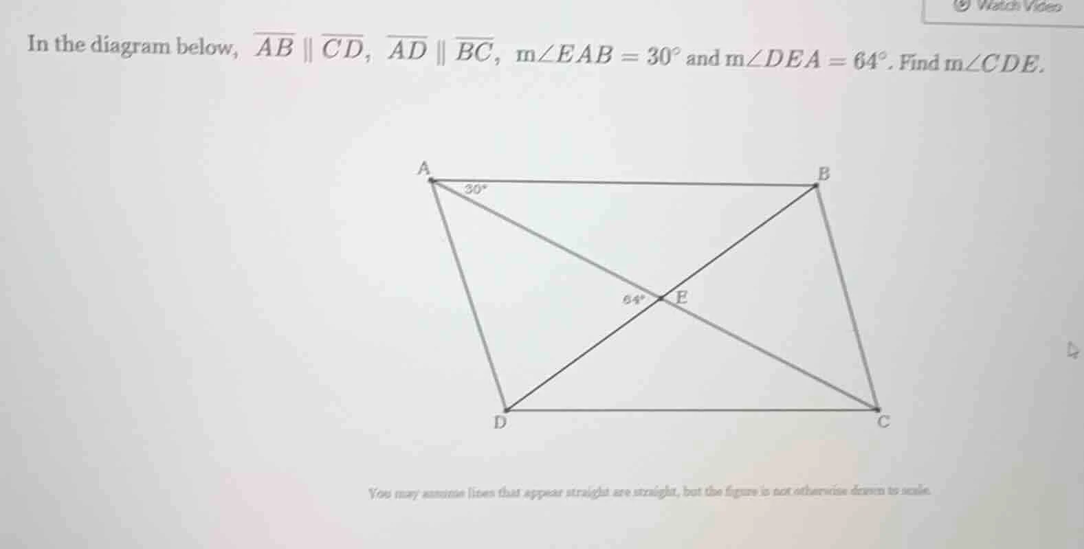 in the diagram below, $overline{ab} \\parallel \\overline{cd}$, $overli…