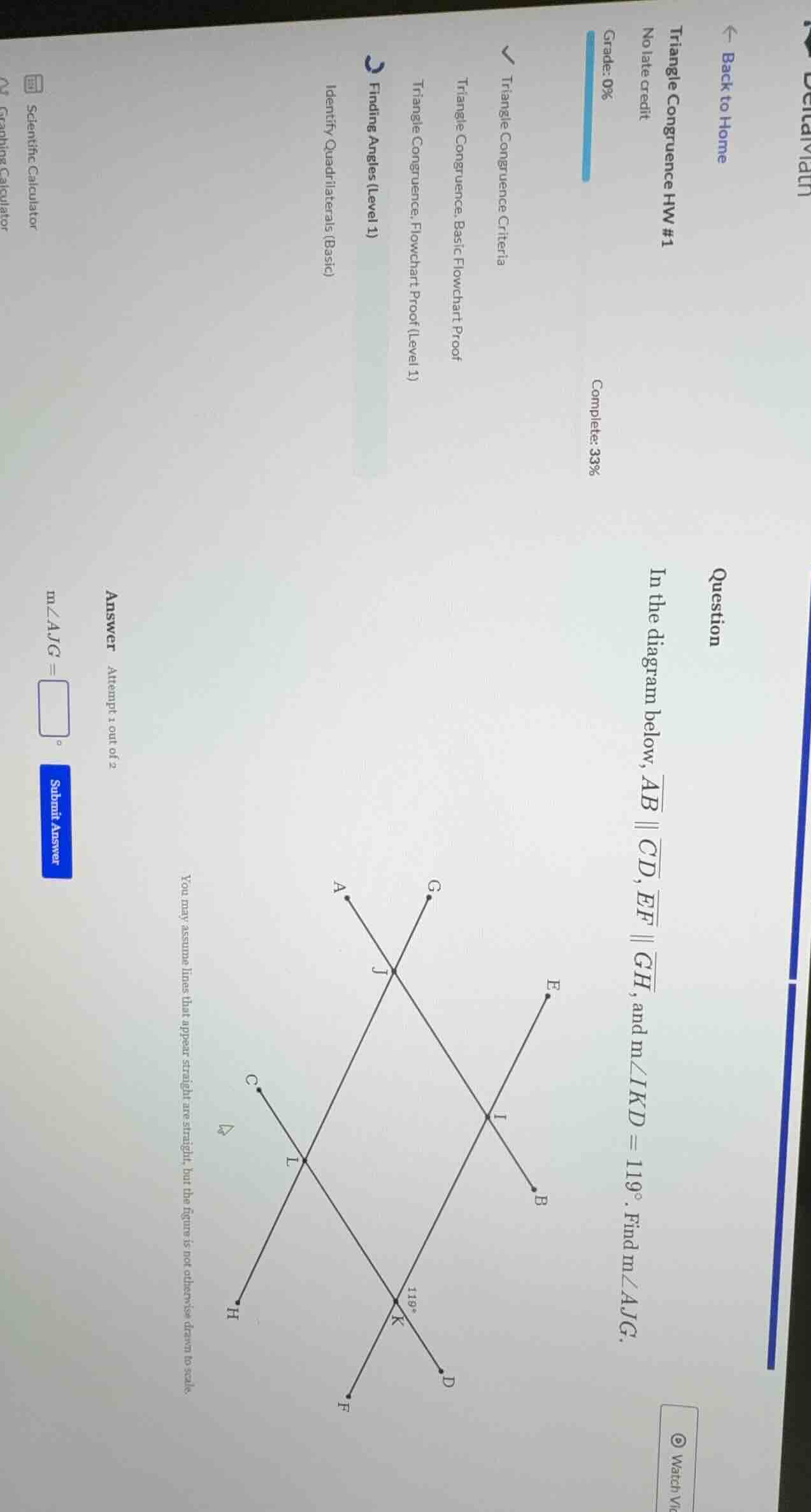 question in the diagram below, \\(\\overline{ab} \\parallel \\overline{…