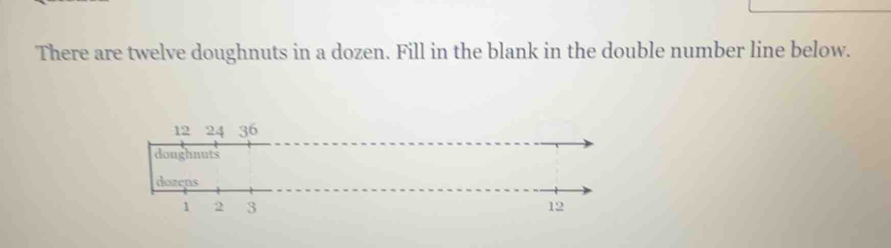 there are twelve doughnuts in a dozen. fill in the blank in the double …