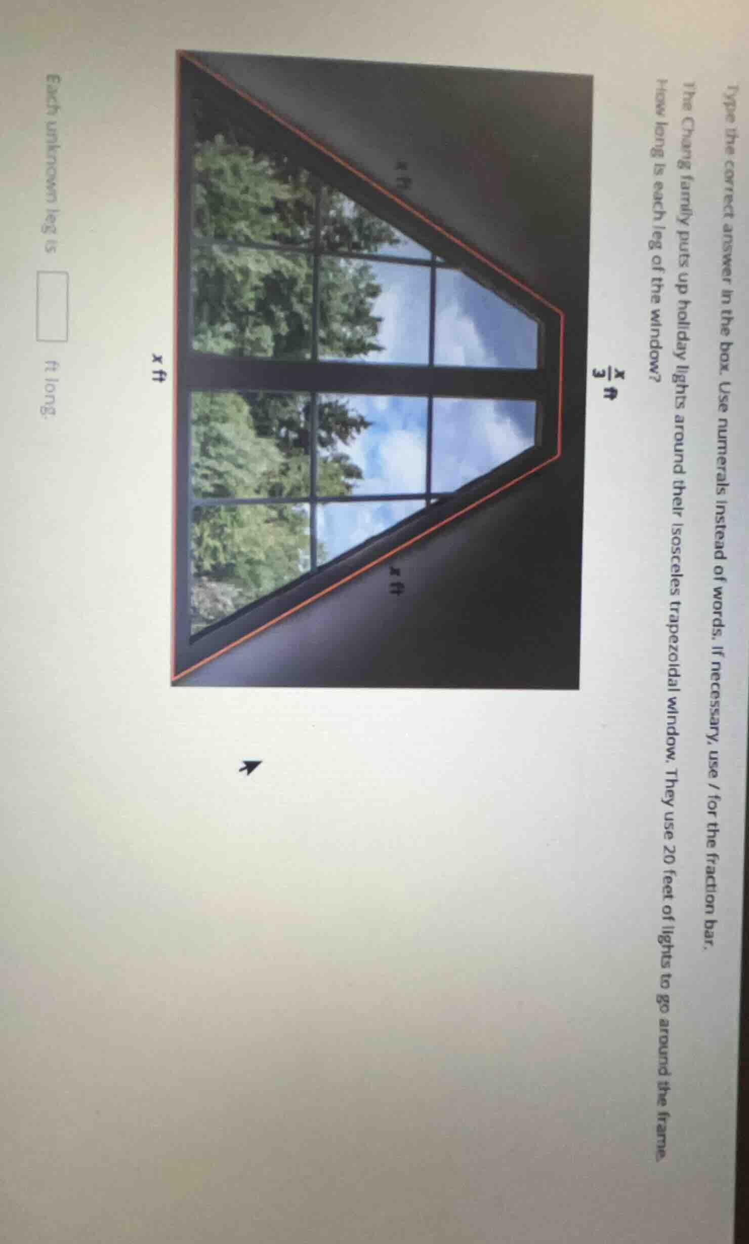 type the correct answer in the box. use numerals instead of words. if n…