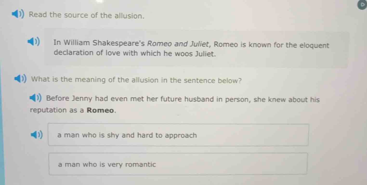 read the source of the allusion. in william shakespeares romeo and juli…