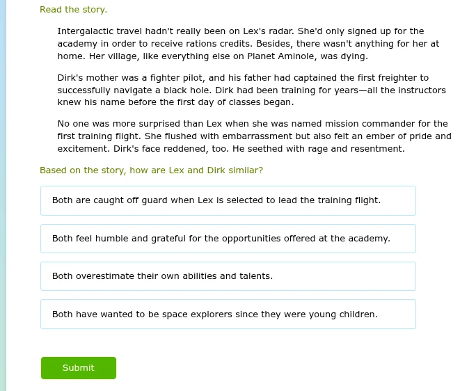 read the story. intergalactic travel hadnt really been on lexs radar. s…