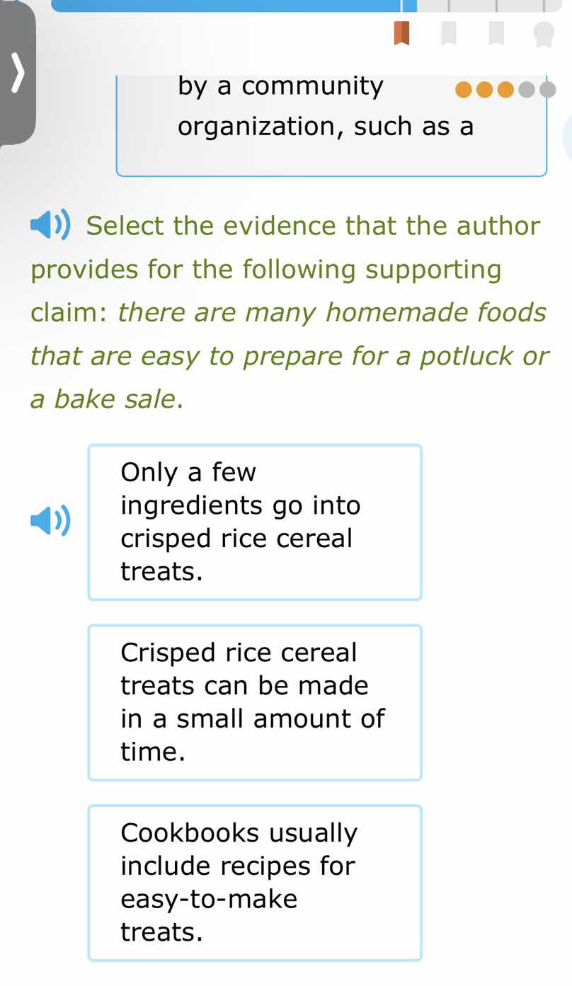 select the evidence that the author provides for the following supporti…