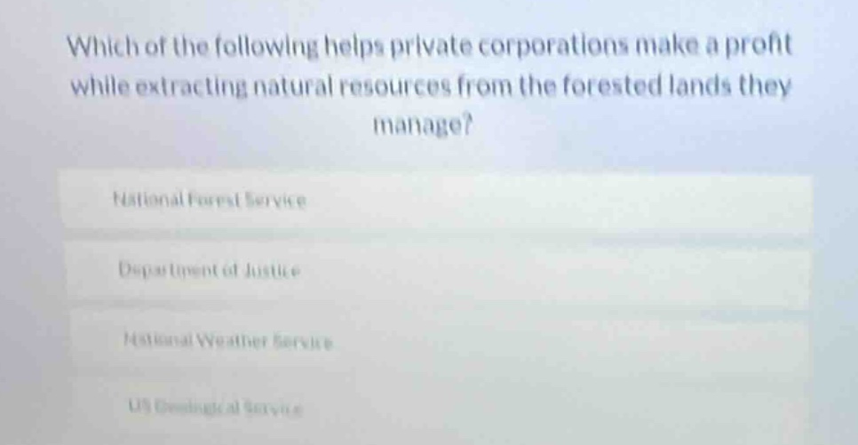 which of the following helps private corporations make a profit while e…