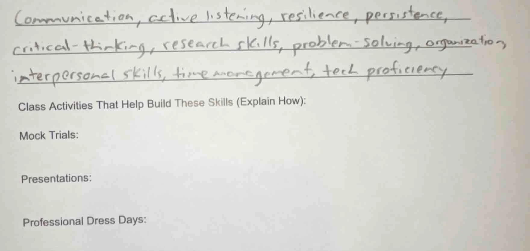 communication, active listening, resilience, persistence, critical - th…