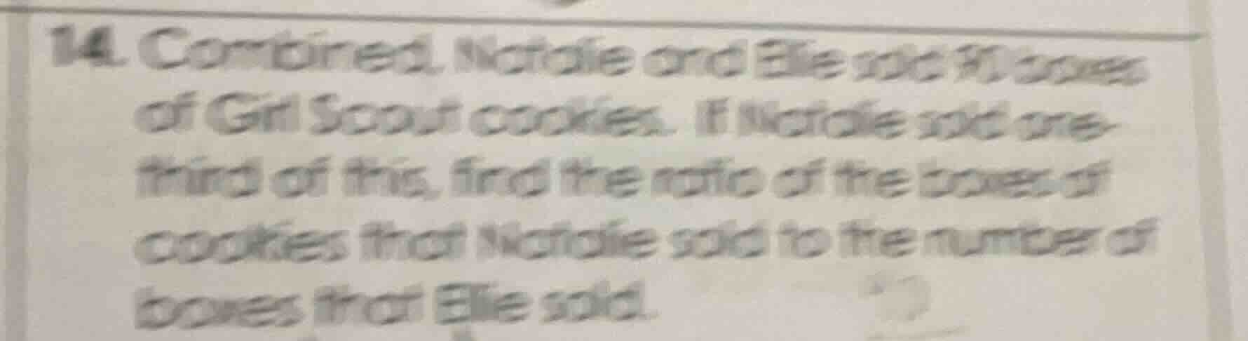 14. combined, natalie and ellie sold 90 boxes of girl scout cookies. if…
