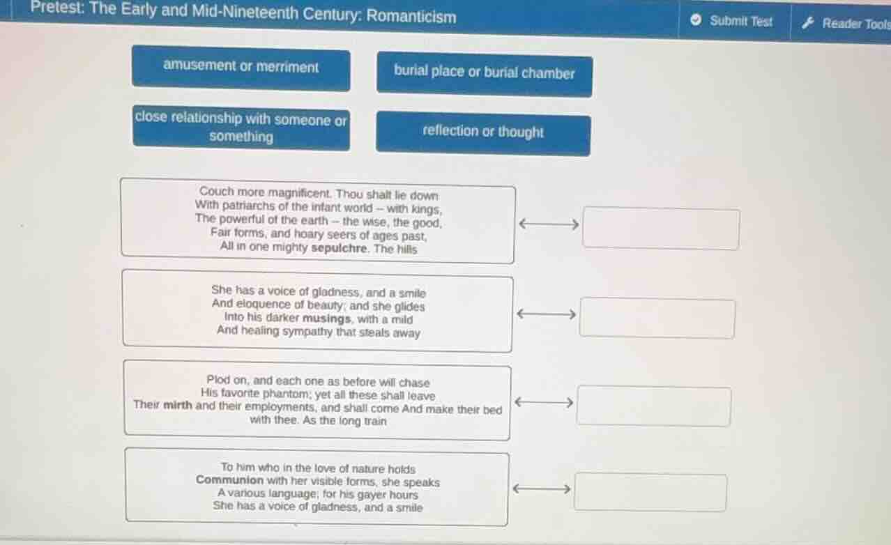 pretest: the early and mid - nineteenth century: romanticism amusement …