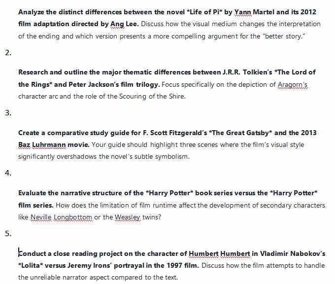 1. analyze the distinct differences between the novel \life of pi\ by y…