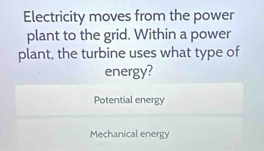 electricity moves from the power plant to the grid. within a power plan…
