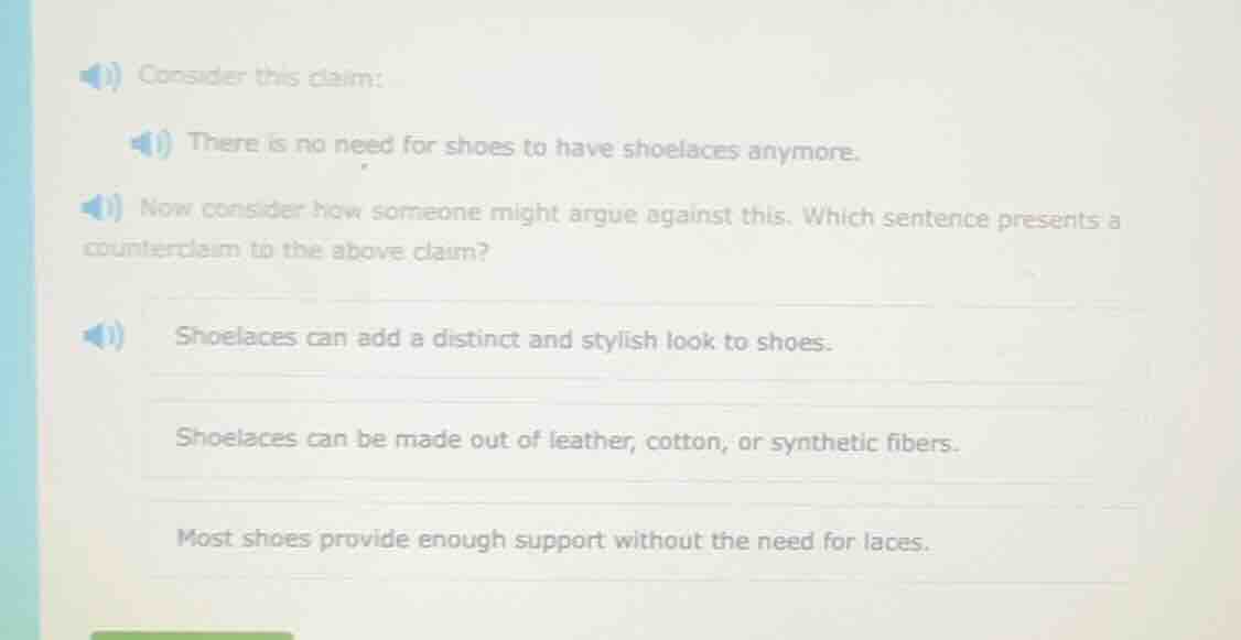 consider this claim: there is no need for shoes to have shoelaces anymo…