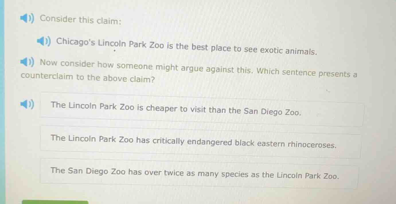 consider this claim: chicagos lincoln park zoo is the best place to see…