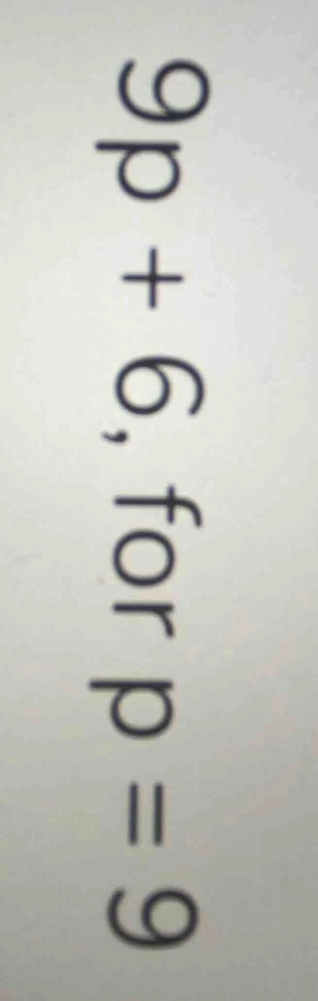 9p + 6, for p = 9