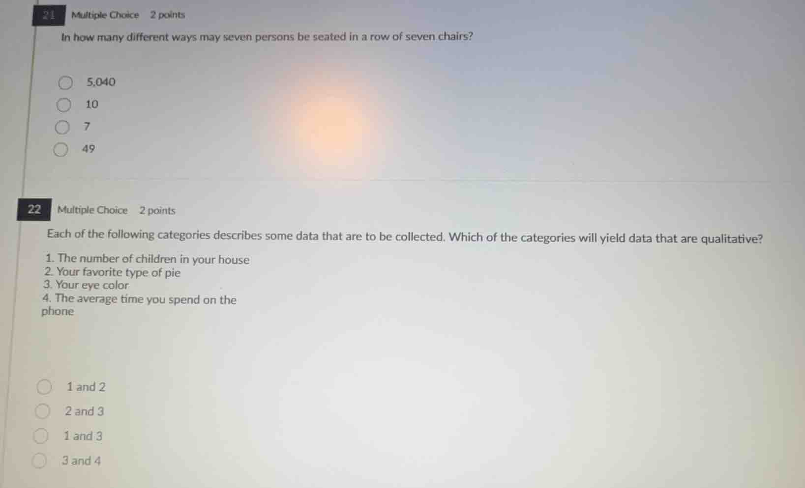 21 multiple choice 2 points in how many different ways may seven person…