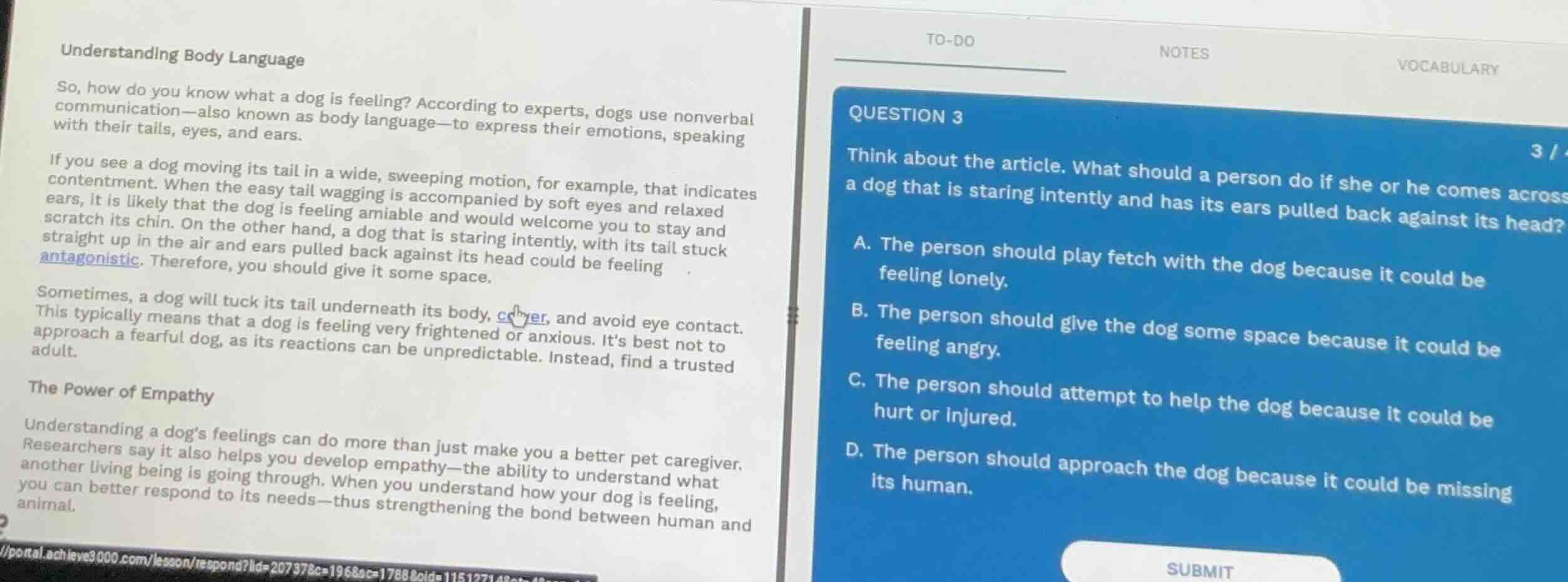 understanding body language so, how do you know what a dog is feeling? …