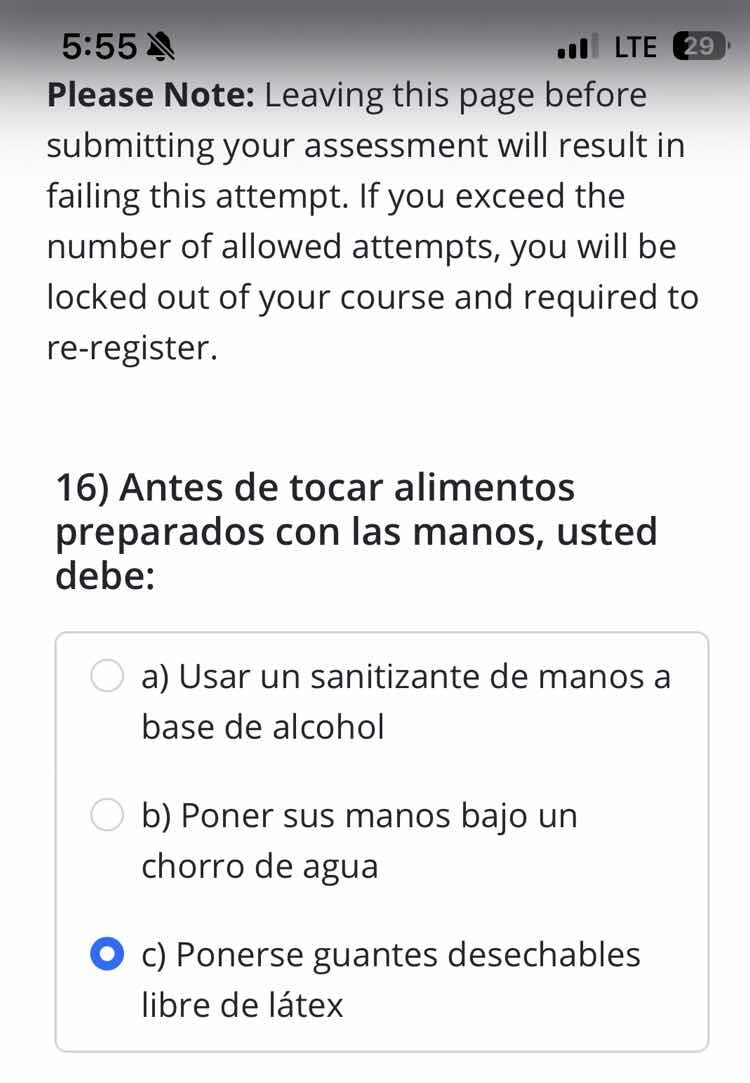 please note: leaving this page before submitting your assessment will r…