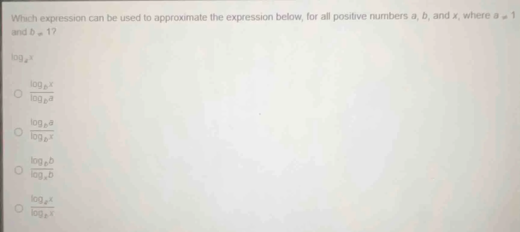 which expression can be used to approximate the expression below, for a…