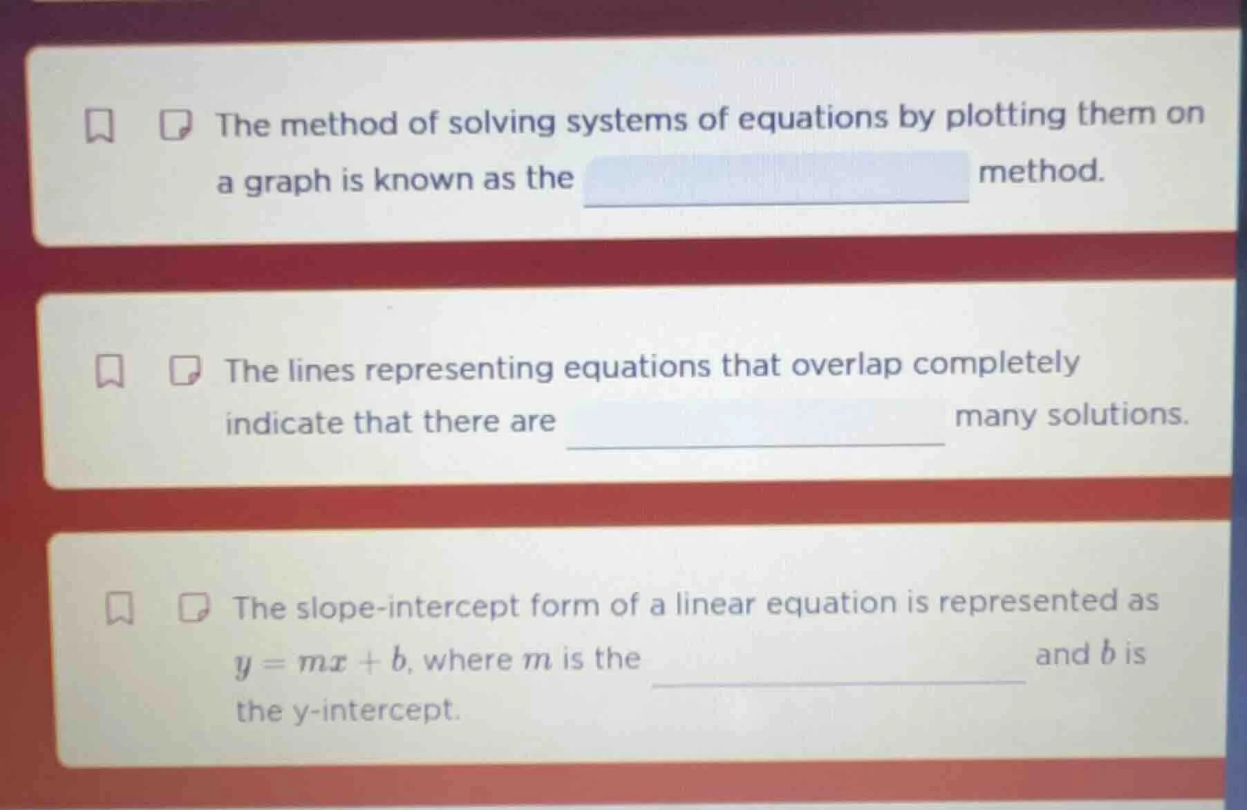 the method of solving systems of equations by plotting them on a graph …